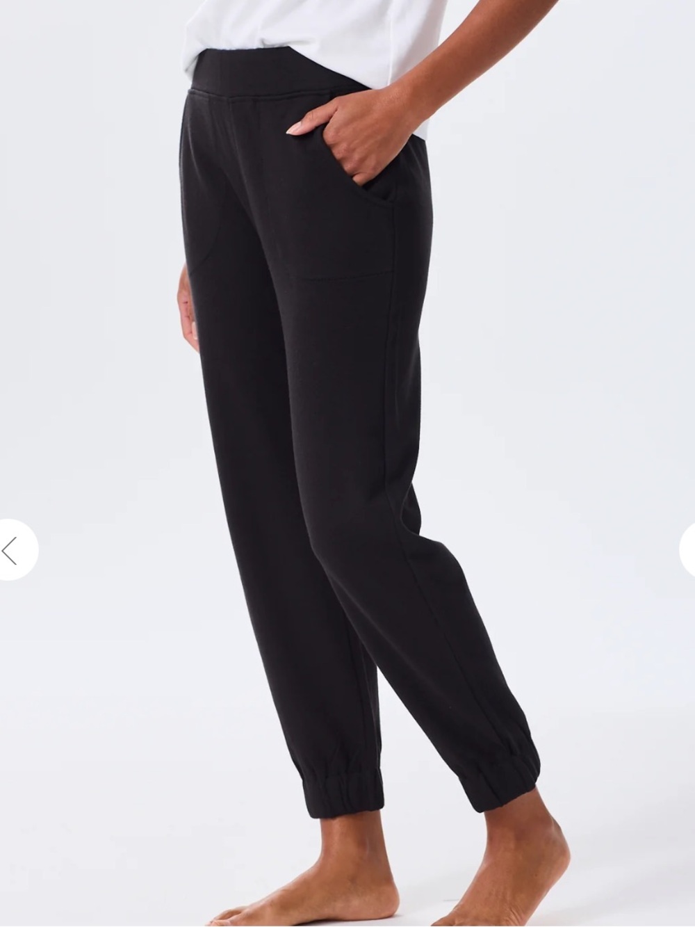 ALICE WALK The Jogger Sweatpant Black Small